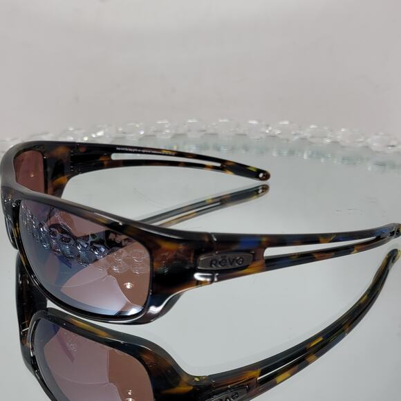 REVO Jeep COAST Tortoise POLARIZED Sunglasses 1185 22 Brown Sunglass 129mm NEW - Picture 2 of 6
